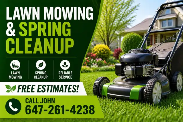 Lawn Mowing & Spring Cleanup