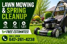 Lawn Mowing & Spring Cleanup