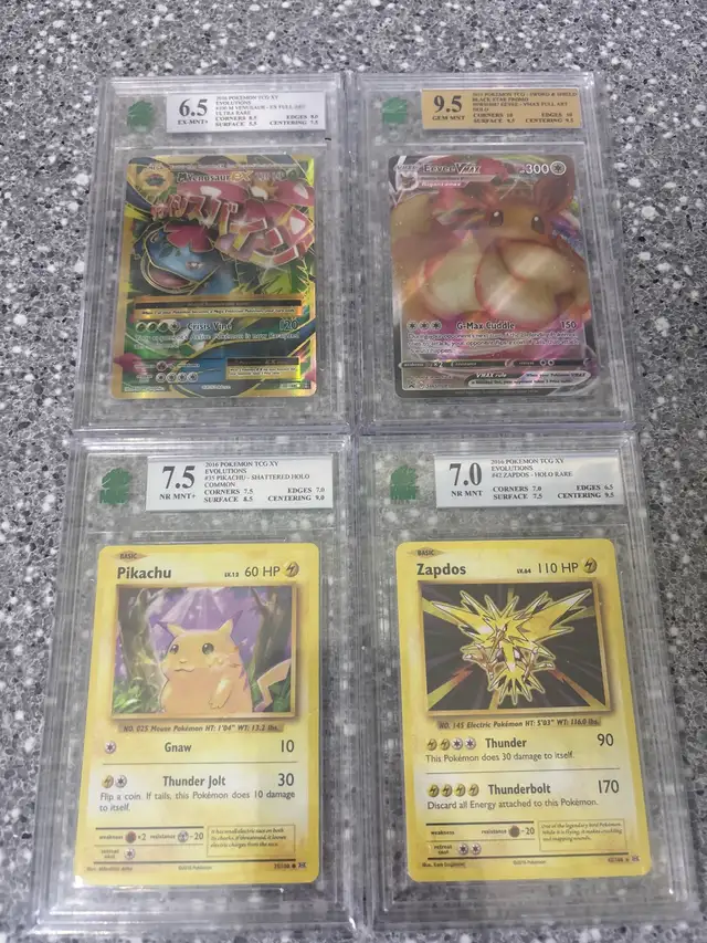 MNT Graded Pokémon Cards