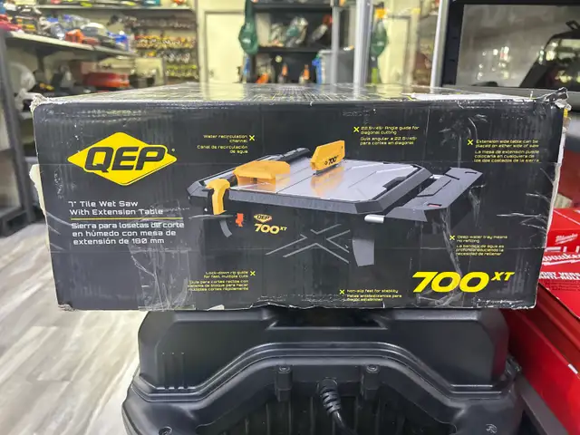 QEP 700 XT 7" Tile Wet Saw with Extension Table in Box - Photo 3