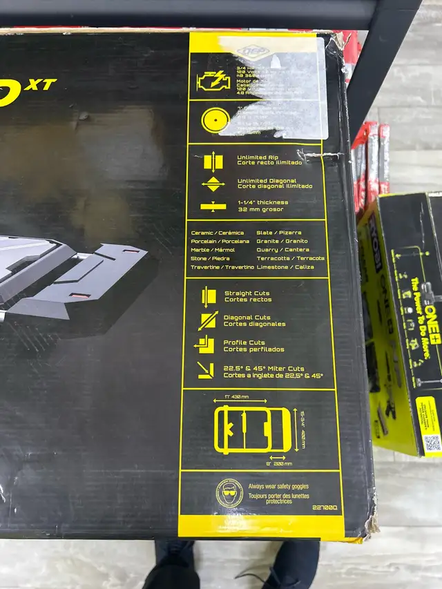 QEP 700 XT 7" Tile Wet Saw with Extension Table in Box - Photo 4