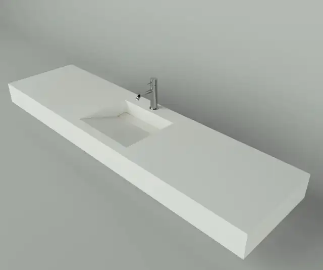 Integrated Sink Quartz Slab - Inbox for detail -647-493-4330 - Photo 2