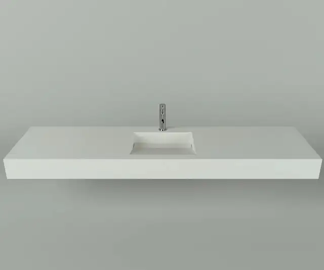 Integrated Sink Quartz Slab - Inbox for detail -647-493-4330 - Photo 3