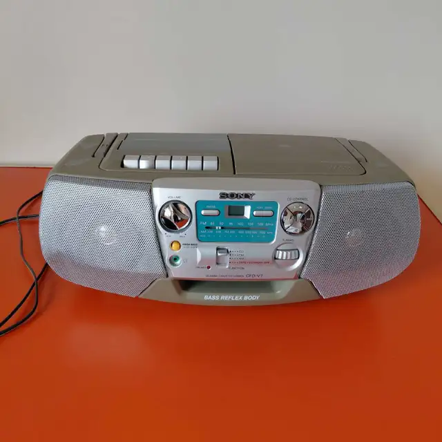Radio Boombox Sony vintage AM FM CD Cassette