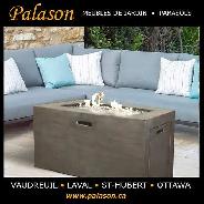 Table foyer extérieur / Table à feu / Fire Pit / Fire Table LVL