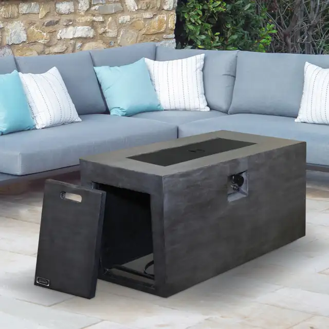 Table foyer extérieur / Table à feu / Fire Pit / Fire Table LVL - Photo 3