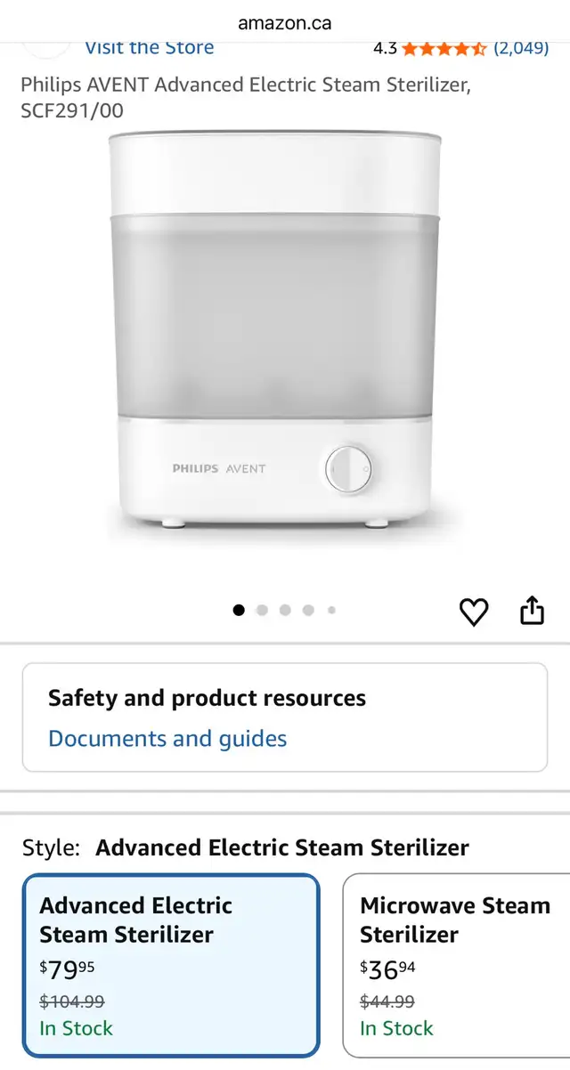 Philips Avent Electric Steam Sterilizer - Photo 9