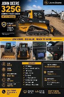 John Deere 325G | 552 Hours | C78 | PT&H Warranty