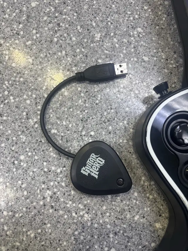 PS3 Red Octane Les Paul Wireless Controller With Dongle - Photo 3