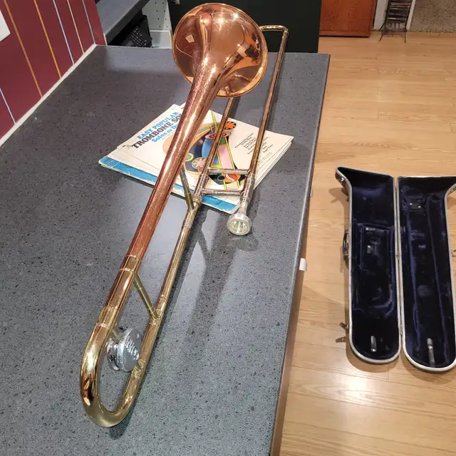 Vintage 70's Conn Director Trombone - Photo 7