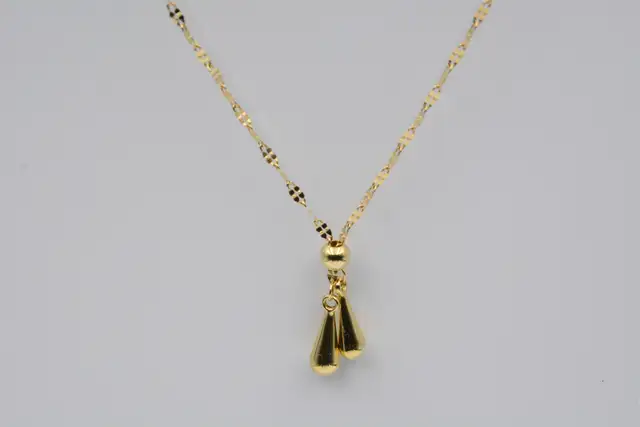 14K DOUBLE LAYER NECKLACE - Photo 2