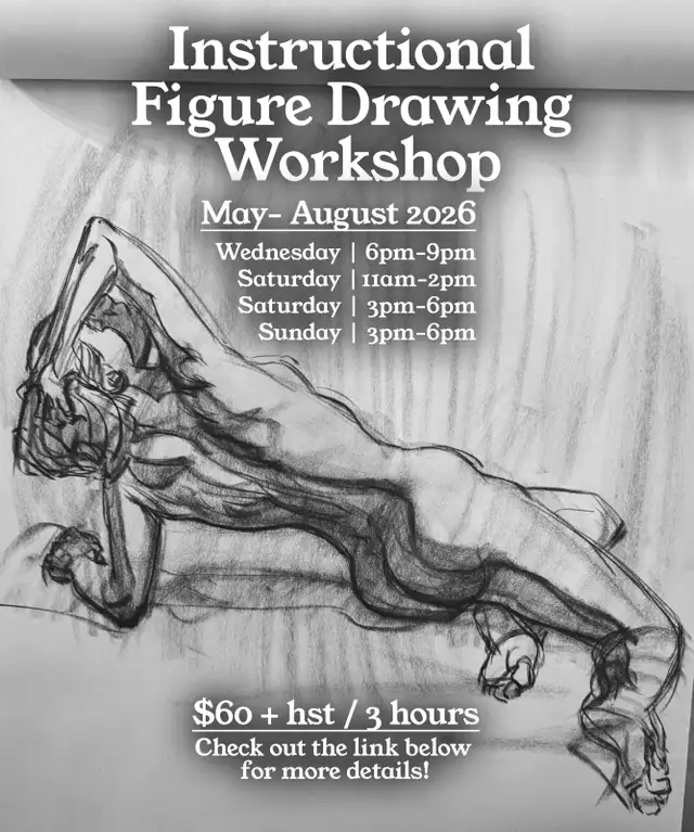Summer instructional Life drawing Classes