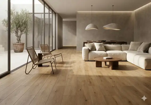 CLEARANCE $2.00/sqft Riche Flooring 8mm SPC Vinyl - Golden Prair