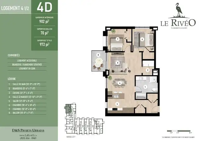 MAGNIFIQUES 4½ | CONSTRUCTION NEUVE| INTERNET ET EAU CHAUDE - Photo 19