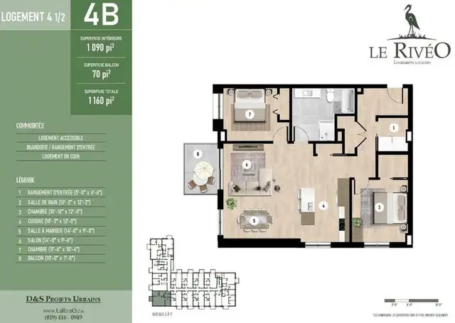 MAGNIFIQUES 4½ | CONSTRUCTION NEUVE| INTERNET ET EAU CHAUDE - Photo 20