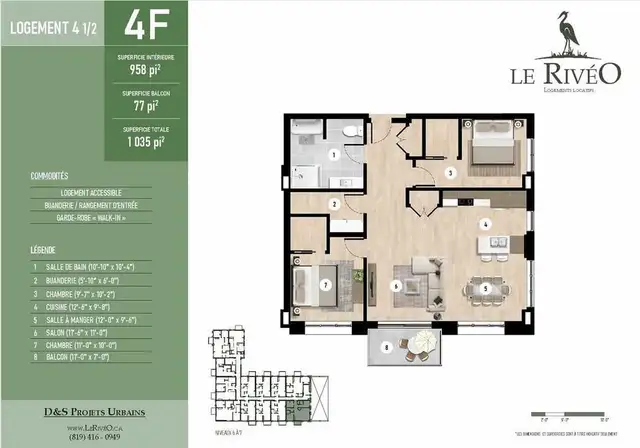 MAGNIFIQUES 4½ | CONSTRUCTION NEUVE| INTERNET ET EAU CHAUDE - Photo 25