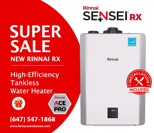 Tankless Water Heater - Rinnai RX160iN - Made in Japan - Photo 2