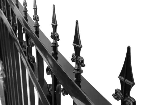 Driveway Wrought Iron Gate 16FT - Arrow Artwork Detail! - Photo 4