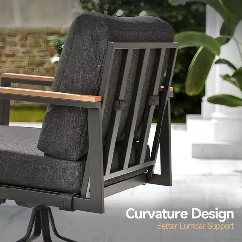 Brand New 5Pcs Patio Furniture Set Swivel Roker Chairs $999 - Photo 5