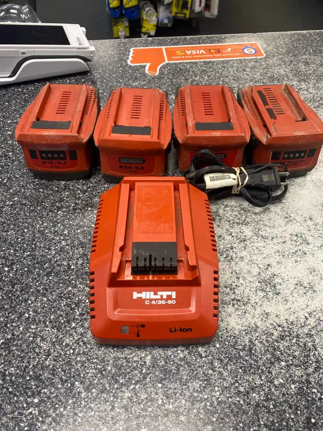 Hilti 18-A Saw Impact 4 Batteres Charger - Photo 3