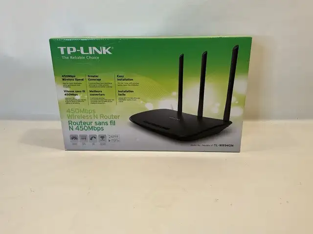 TP-Link N450 Wireless Wi-Fi Router (TL-WR940N)