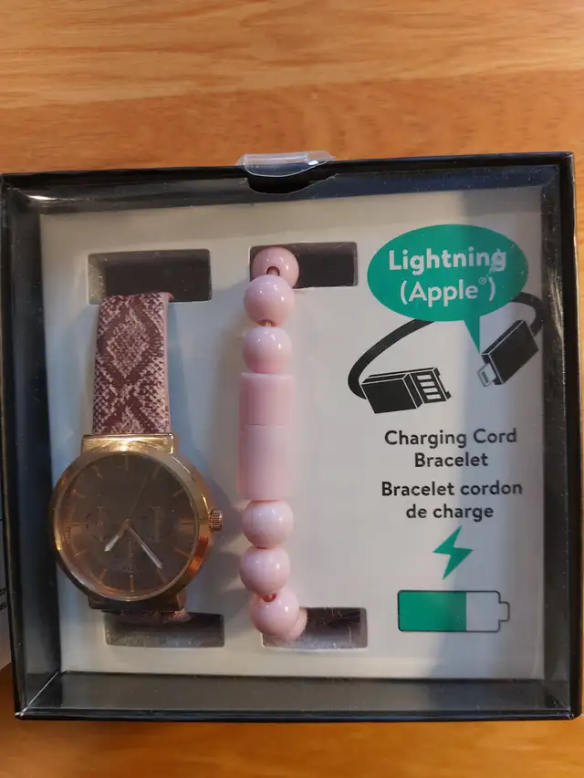 NEW WATCH WITH EXTRA USB CHARGE BRACELET, $8!! - Photo 4