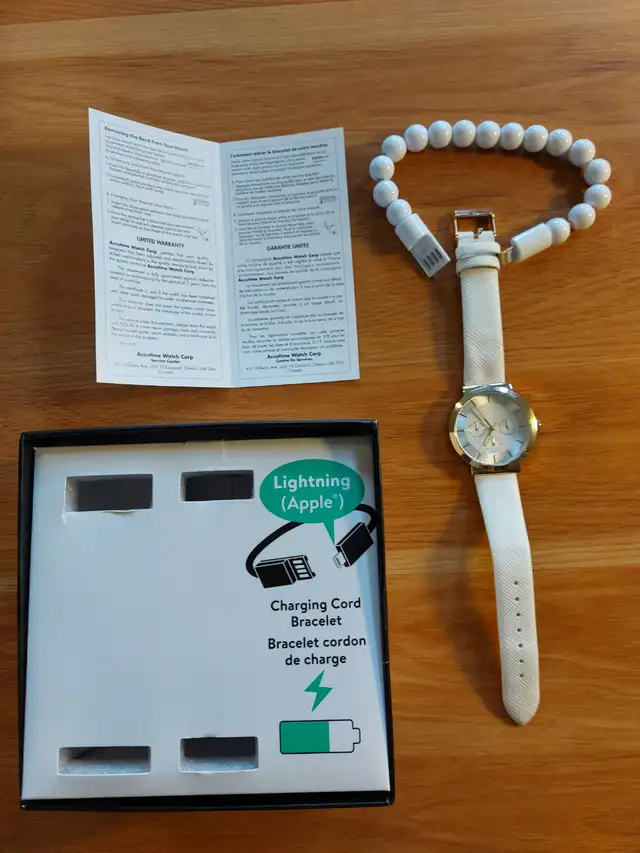 NEW WATCH WITH EXTRA USB CHARGE BRACELET, $8!! - Photo 7