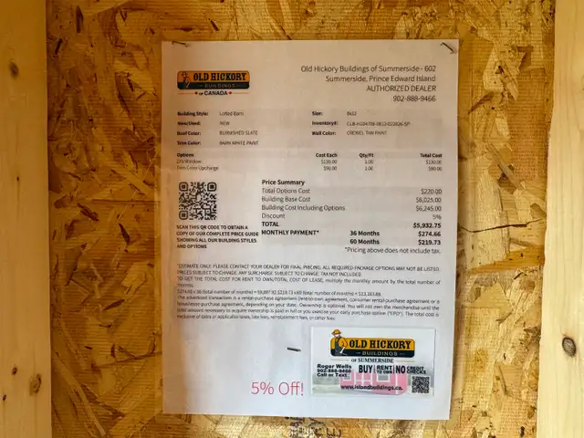 New 8x12 Lofted Barn - Photo 5