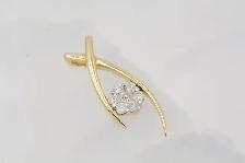 10K UNIQUE DIAMOND PENDANT