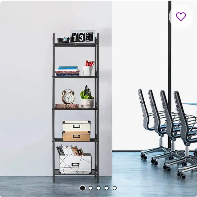 Heavy-Duty Metal Storage Shelving Unit - Photo 4