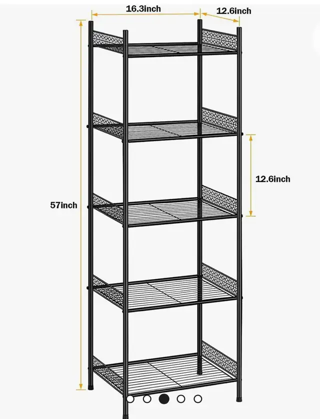 Heavy-Duty Metal Storage Shelving Unit - Photo 7