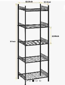 Heavy-Duty Metal Storage Shelving Unit - Photo 7