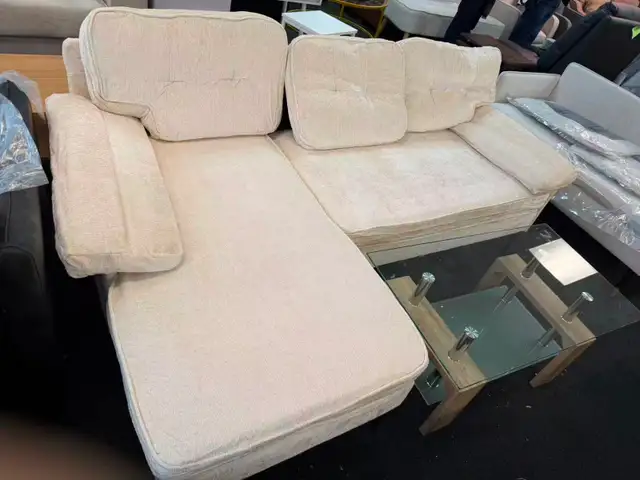Brand New Modern L-Shaped Sofa with Wood Frame Special $199 - Photo 3