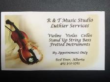 Violin, cello and string instrument Luthier