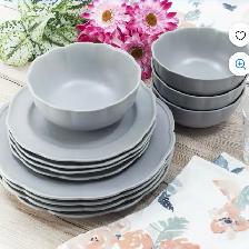 Beautiful by Drew Scalloped Dinnerware Set - Photo 3