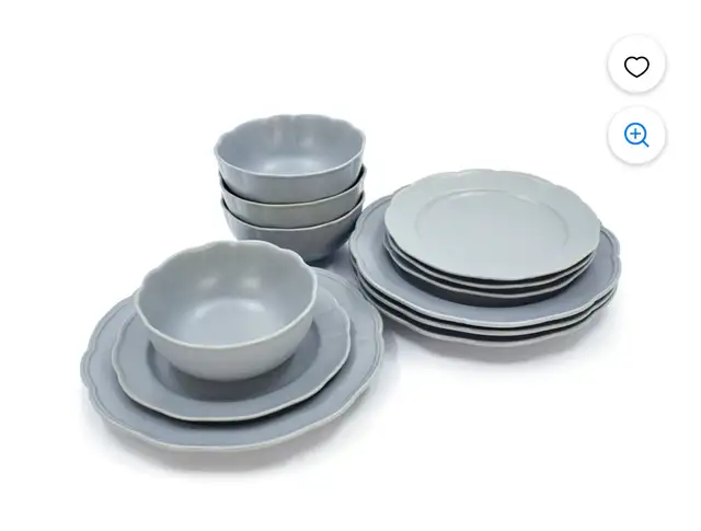 Beautiful by Drew Scalloped Dinnerware Set - Photo 5