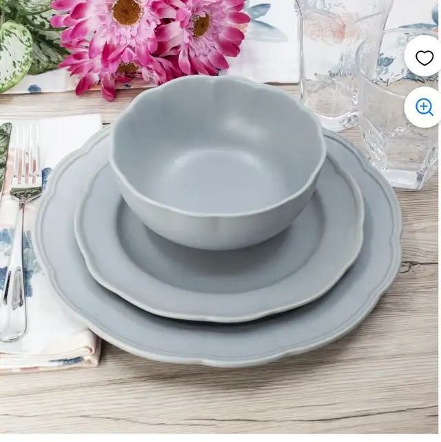Beautiful by Drew Scalloped Dinnerware Set - Photo 7