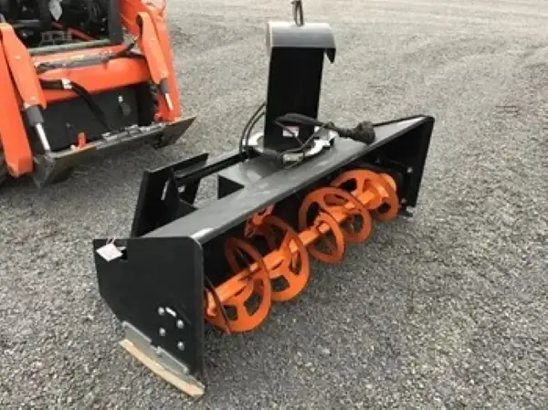Used 68" Skid Steer Snow Blower - Great Condition!