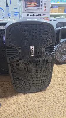 15' PA SPEAKER WITH BLUETOOTH, USB AND SD SLOT RECHARGEABLE BATT