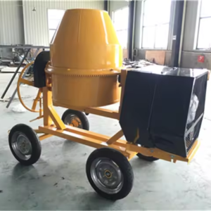 Used 4-Wheel Cement Mixer - Portable & Ready for Work!