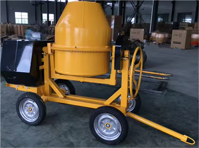 Used 4-Wheel Cement Mixer - Portable & Ready for Work! - Photo 5