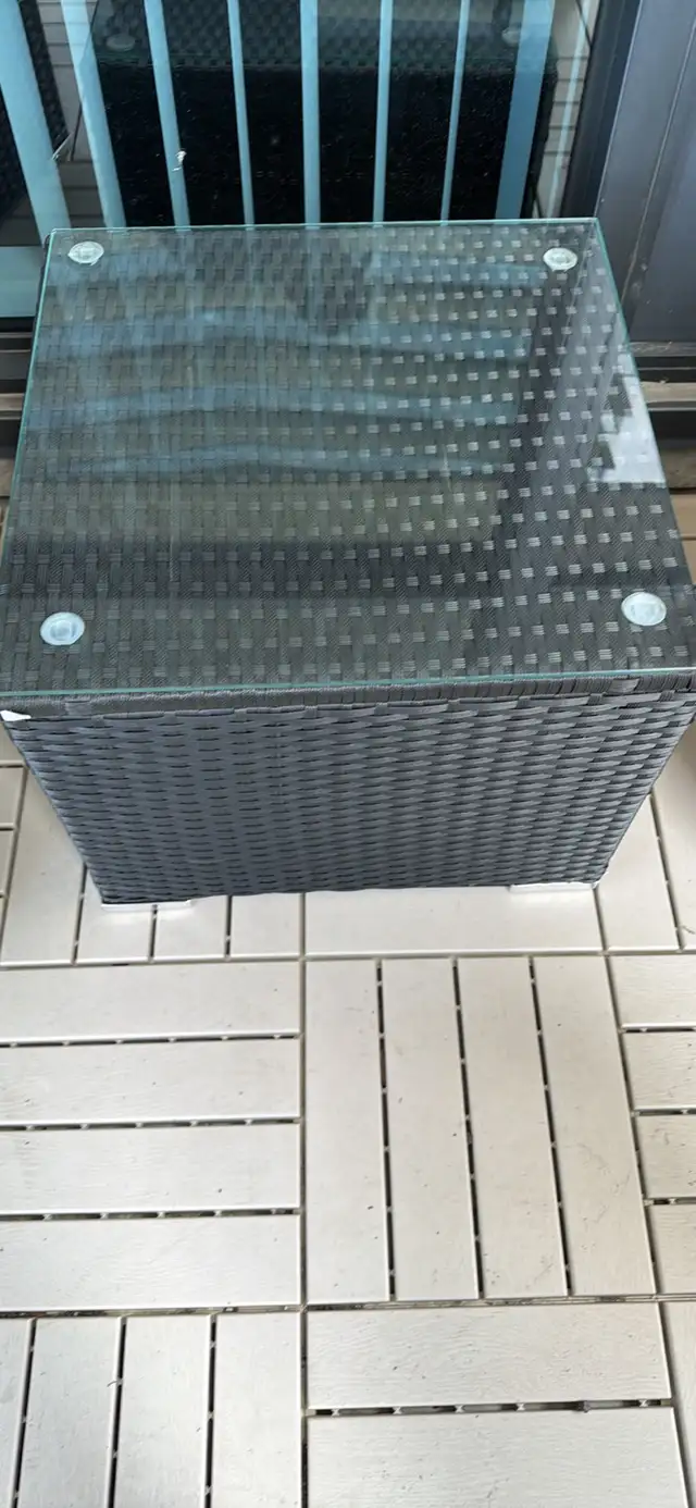 NEW-Costway 3PCS Patio Furniture Set Sofa Table W/C - Photo 3