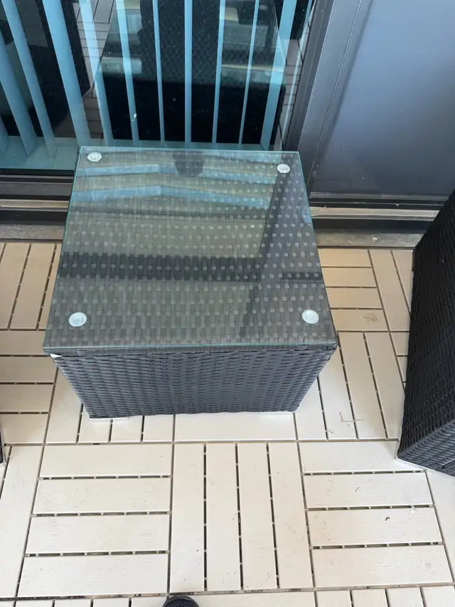 NEW-Costway 3PCS Patio Furniture Set Sofa Table W/C - Photo 7