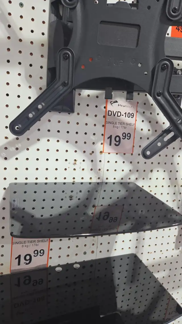 DVD SHELF 109 SINGLE TIER SHELF