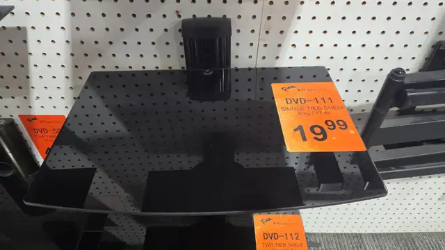 DVD SHELF 111 SINGLE TIER SHELF