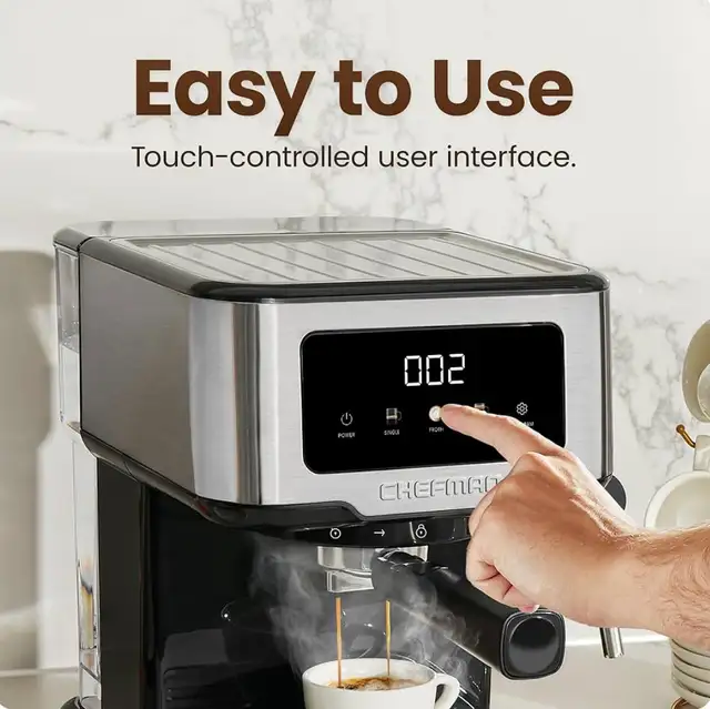Chefman CraftBrew Digital Espresso Machine - Photo 4