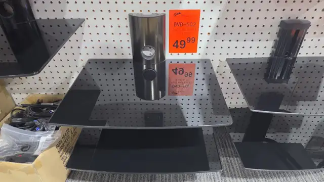 Protech DVD-502 2-Tier DVD/Receiver/STB Wall Mount Glass Shelf U