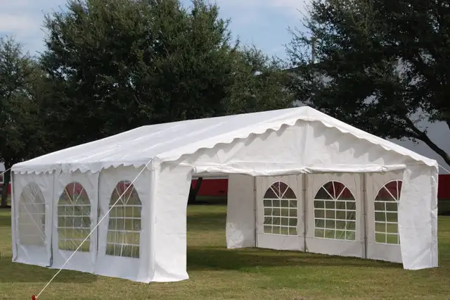 PVC Party Tent 20FT×20FT - Sturdy & Spacious!