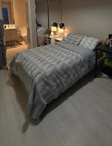Double Mattress and Bed Frame