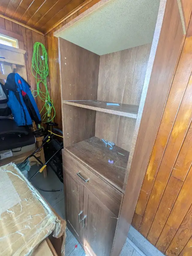 free china cabinet missing 1 drawer and shelving unit - Photo 2